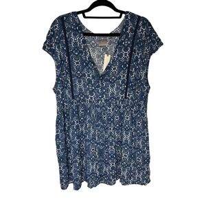 NWT Anthropologie Vanessa Virginia Prateria Floral Lace Flowy Boho Peasant Top